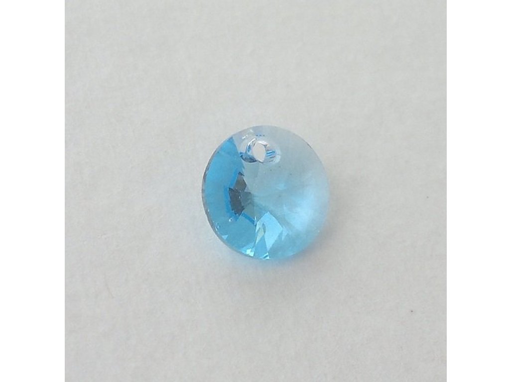 Přívěsek XILION 8 mm, Swarovski, aquamarine