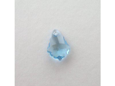 Přívěsek barokní 16x11 mm, Swarovski, aquamarine