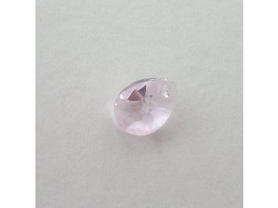 Přívěsek XILION, hruška mini 12 mm, Swarovski, light rose