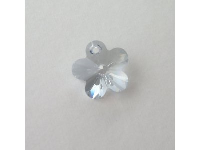 Přívěsek kytička Swarovski 14 mm, crystal blue shade