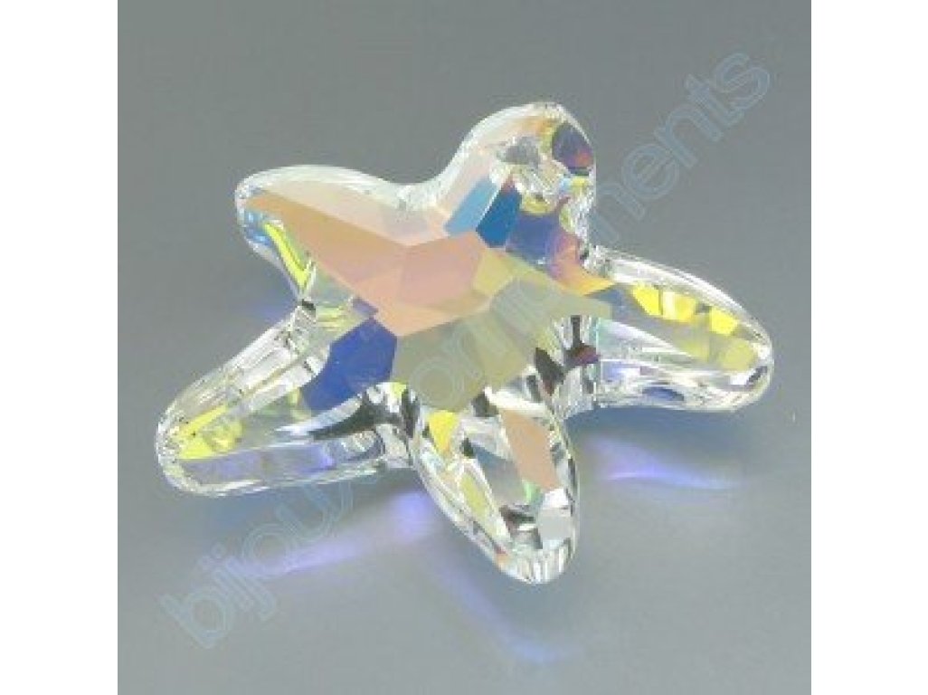 Přívěsek mořská hvězda Swarovski 28 mm, crystal AB