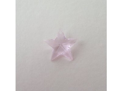 Přívěsek hvězda Swarovski 18 mm, light rose