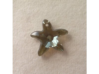 Přívěsek mořská hvězda Swarovski 16 mm,crystal bronze shade