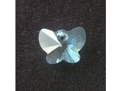 Přívěsek motýl Swarovski 18 mm, aquamarine