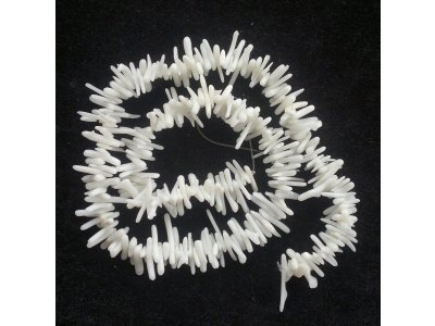 Korál bílý na váhu 1 mm