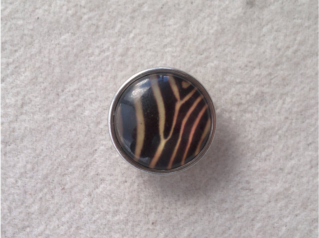 Kabocvok pr. 18 mm, zebra - motiv 3