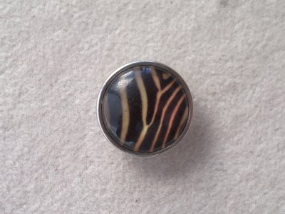 Kabocvok pr. 18 mm, zebra - motiv 3