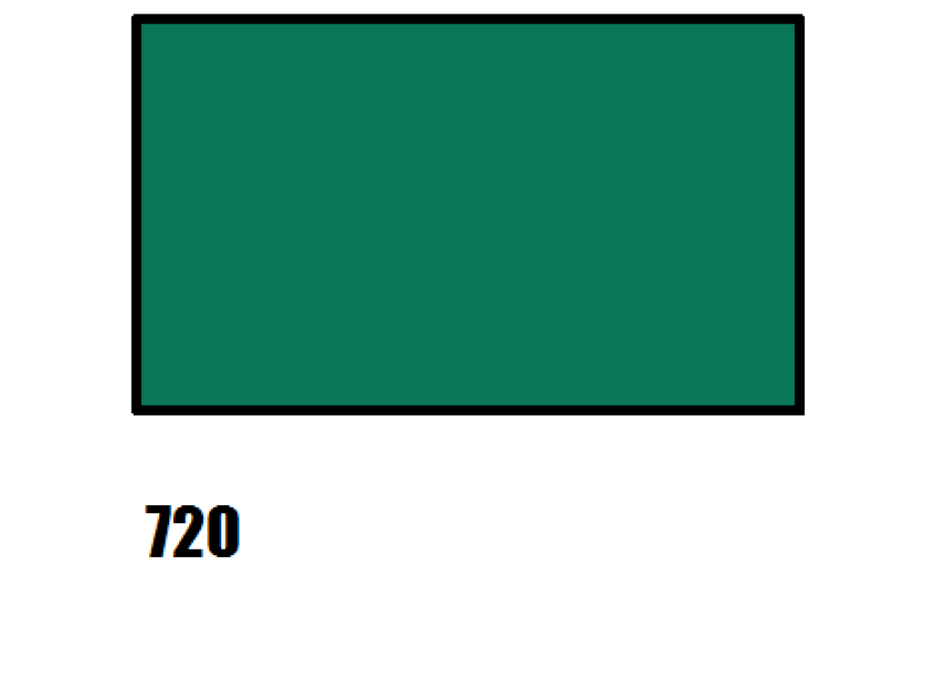 Barva na hedvábí, smaragdově zelená, 720