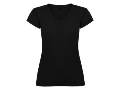 Tričko Victoria, dámské - černé černá 100% bavlna XXL