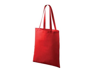Taška plátěná 38x42cm - červená červená 100% bavlna