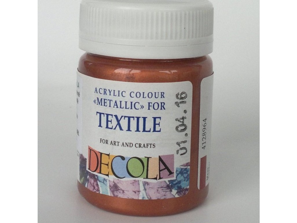 Barva textilní DECOLA - měděná
