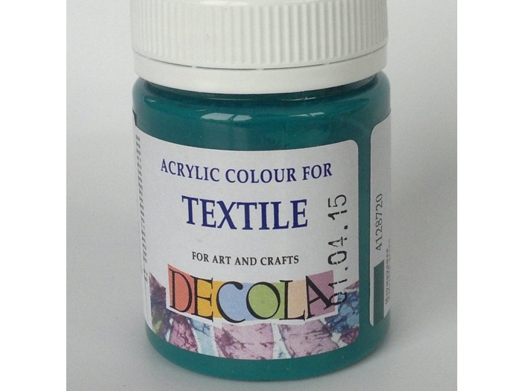 Barva textilní DECOLA - smaragdová