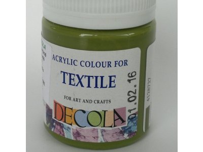 Barva textilní DECOLA - olivová