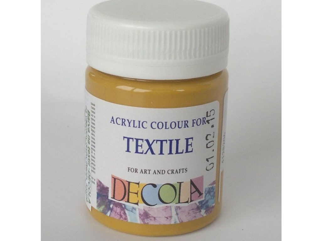 Barva textilní DECOLA - okrová