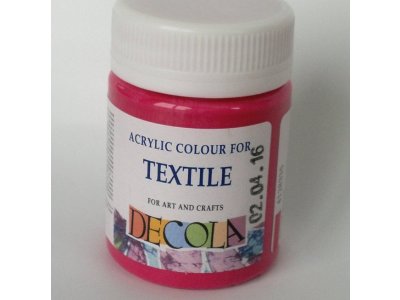 Barva textilní DECOLA - růžová