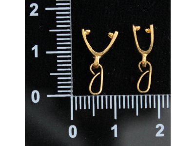 Šlupna mini 15 mm - zlatá zlatá kov