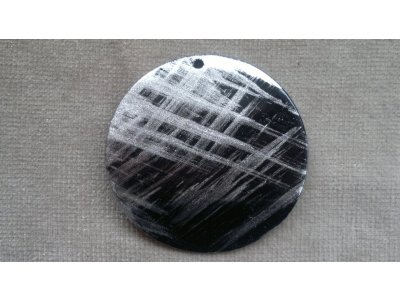 Silná perleť 50 mm - motiv 18 perleť 1,5 mm 50 mm černá/stříbrná/bílá