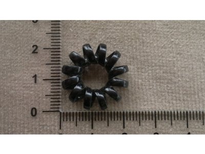 Kolečka pevná, černá - 20 mm černá 20 mm bronz 7,5 mm 7 mm
