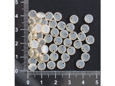 Pecky tělový mat 6 mm tělová pecka sklo 6 mm 2,5 mm 0,5 mm