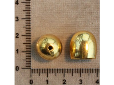 Zlaté kaplíky 15x17 mm