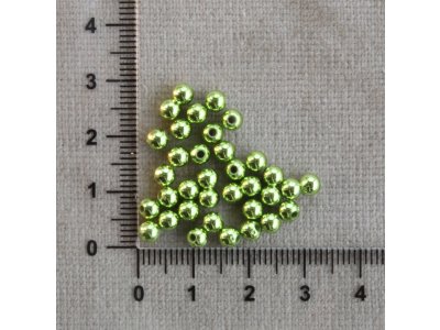 Kuličky zelené 4 mm