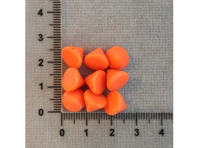 Spikes oranžová 10/8 oranžová hrot - spikes plast 1,1 mm