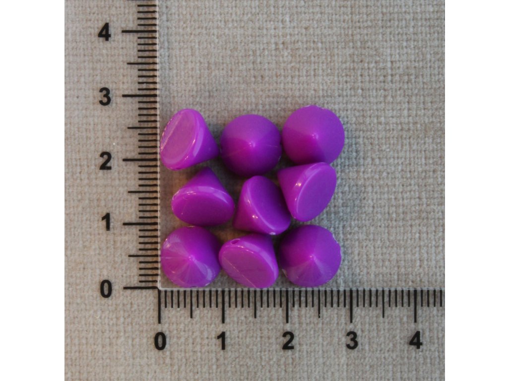 Spikes fialový 10/8 fialová hrot - spikes plast 1,1 mm