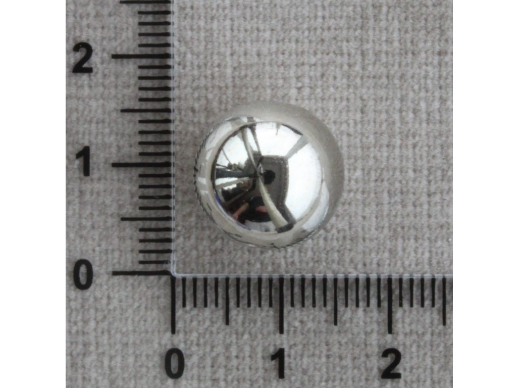 Kuličky stříbrné lesklé 8 a 16 mm