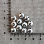 Kuličky stříbrné lesklé 8 a 16 mm