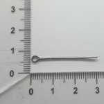 Ketlovací jehly 3 cm, antracitová