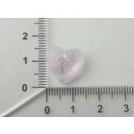 Přívěsek XILION srdce 14,4x14 mm, Swarovski, light rose