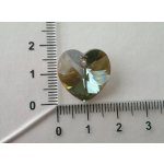 Přívěsek XILION srdce 18x17,5 mm, Swarovski, crystal bronze shade