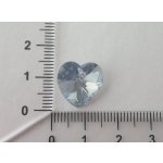 Přívěsek XILION srdce 14,4x14 mm, Swarovski, crystal blue shade