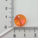 Přívěsek XILION 12 mm, Swarovski, crystal astral pink