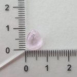 Přívěsek XILION, hruška mini 10 mm, Swarovski, light rose