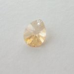 Přívěsek XILION, hruška mini 10 mm, Swarovski, crystal golden shadow