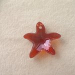 Přívěsek mořská hvězda Swarovski 16 mm,crystal antique pink