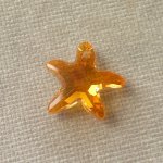 Přívěsek mořská hvězda Swarovski 20 mm, crystal astral pink