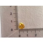 Hliníková růžička 6x4,5 mm, zlaté