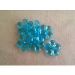Plastová kytka, pr. 20 mm, modrý tyrkys
