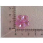 Plastová kytka, pr. 20 mm, růžovofialová