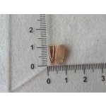 Očko 11x4x4mm, měděná