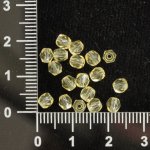 Žluté, průhledné - 4 mm žlutá 0,8 mm sklo