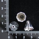 Kaplík sukýnka 12x13 mm, stříbrná 1,7 mm 12 mm 13 mm 10 mm
