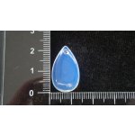 Kapka - měsíční kámen, imitace 13 mm 22 mm 5 mm 1 mm