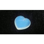 Srdce - měsíční kámen,imitace 18 mm 18 mm 5 mm 1 mm