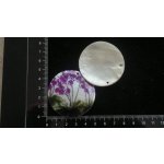 Silná perleť 50 mm - motiv 15 perleť 50 mm 1,5 mm bílá/zelená/fialová