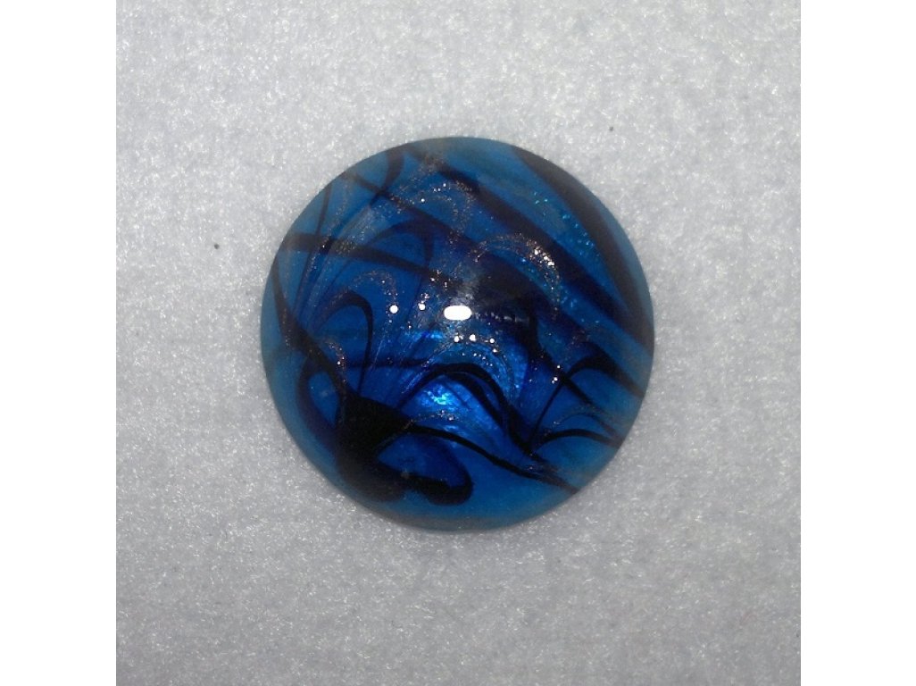 Kabošon 22 mm, české sklo - více druhů