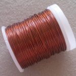 Měděný drát 0,5 mm, cca 18 m, více barev
