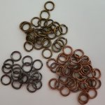 Spojovací kroužky 6 mm silné 1,2mm, více barev